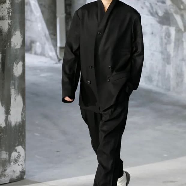 르메르 18f/w 텐셀 숄카라 셋업