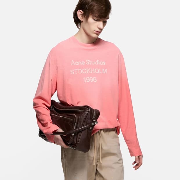 [M/L,L/XL]아크네스튜디오 26fw 스프레이 티셔츠/탱고 핑크