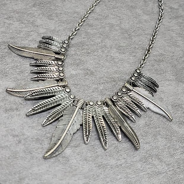 feather necklace
