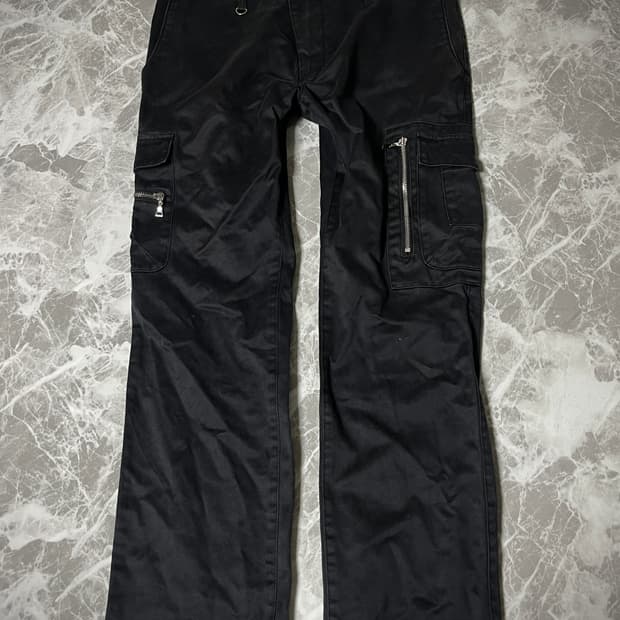 (Nano universe)zipper black jean