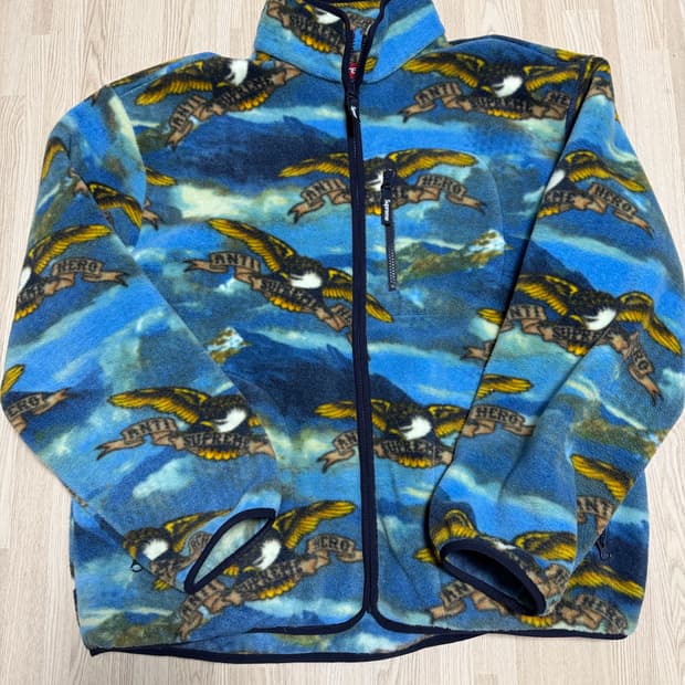 슈프림 안티히어로 플리스 자켓 멀티컬러 - 25FW 