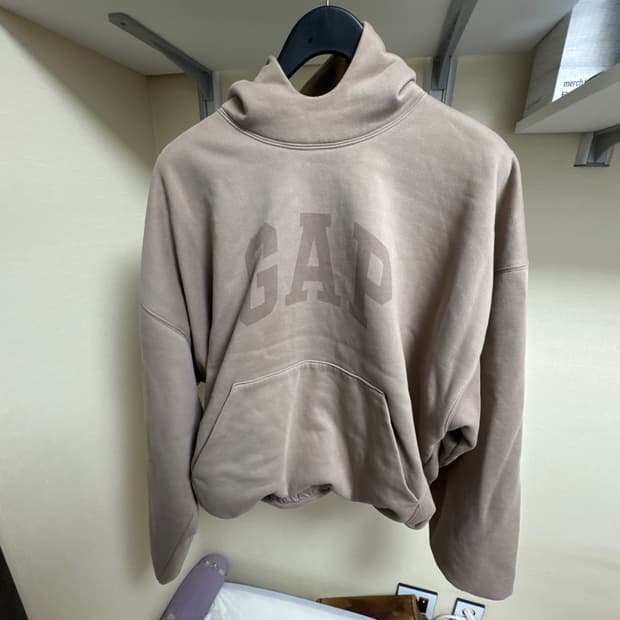 이지 갭 도브 후드 베이지 M