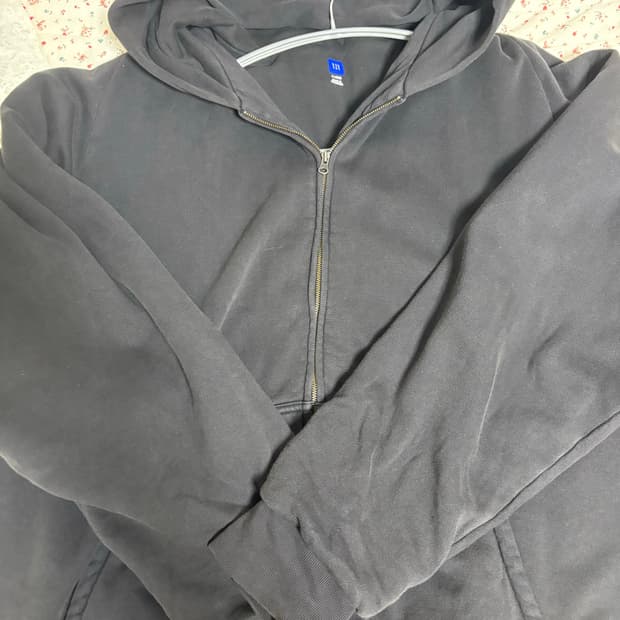 이지갭 후드집업 XL 블랙