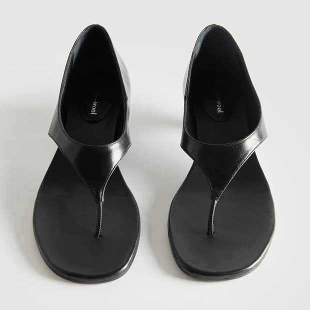 (37,38) 팔로마울 Isabella 웨지 샌들 블랙