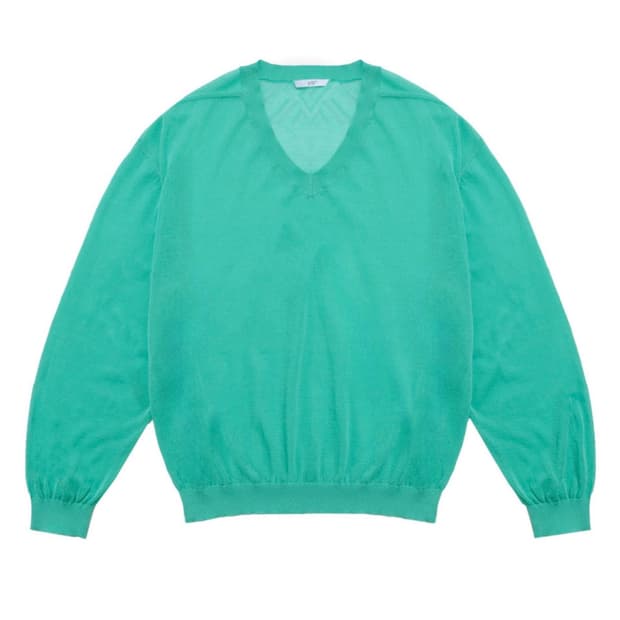 번장 구매자 분 STU 시어 브이넥 니트 M