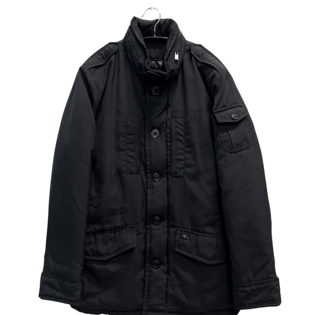 라코스테 나일론 필드 자켓 블랙