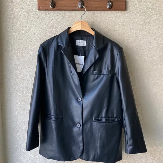 더오픈프로덕트 가죽자켓