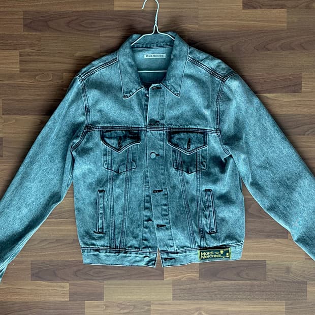 마르디 메크르디 데님 트러커  DENIM TRUCKER SNOWBLACK