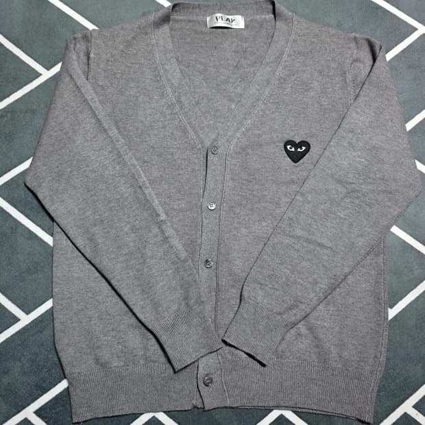 꼼데가르송 PLAY 가디건 회색90~95