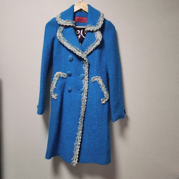 55사이즈 메긴 트위드 울 자켓 코트