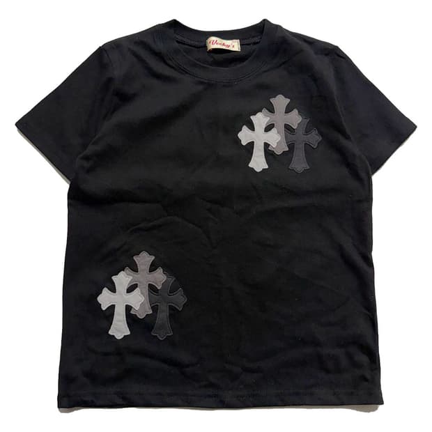 새상품 여자 라운드넥 반팔 (블랙)