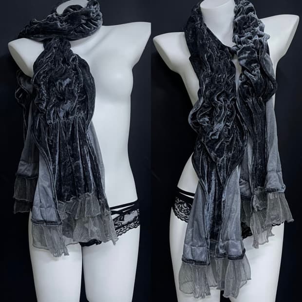 셔링 머플러 보헤미안 빈티지