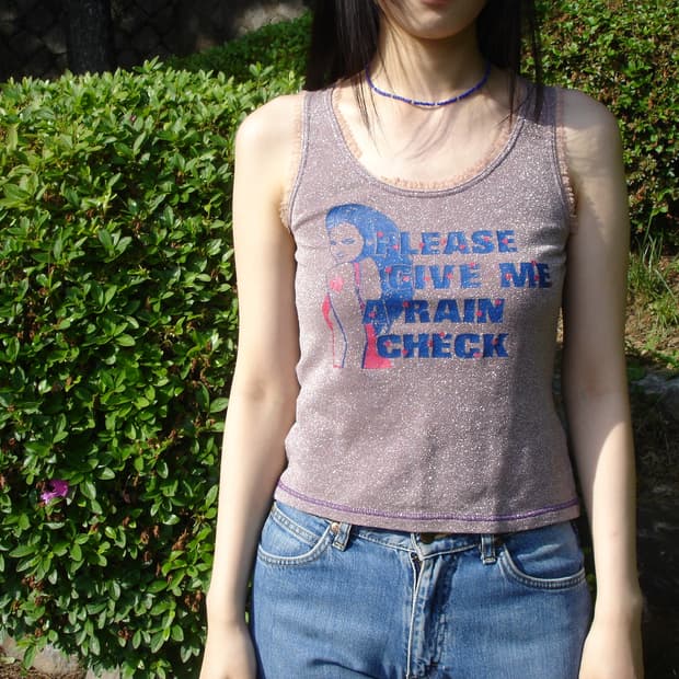 glitter sleeveless