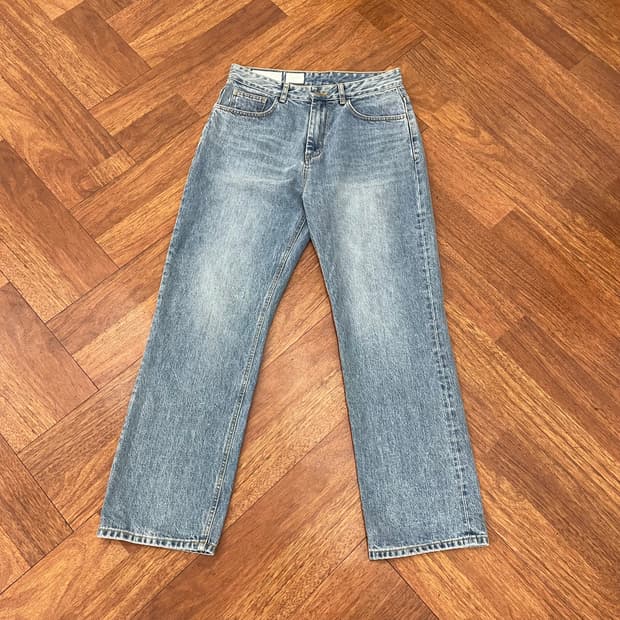 유스 중청 데님팬츠