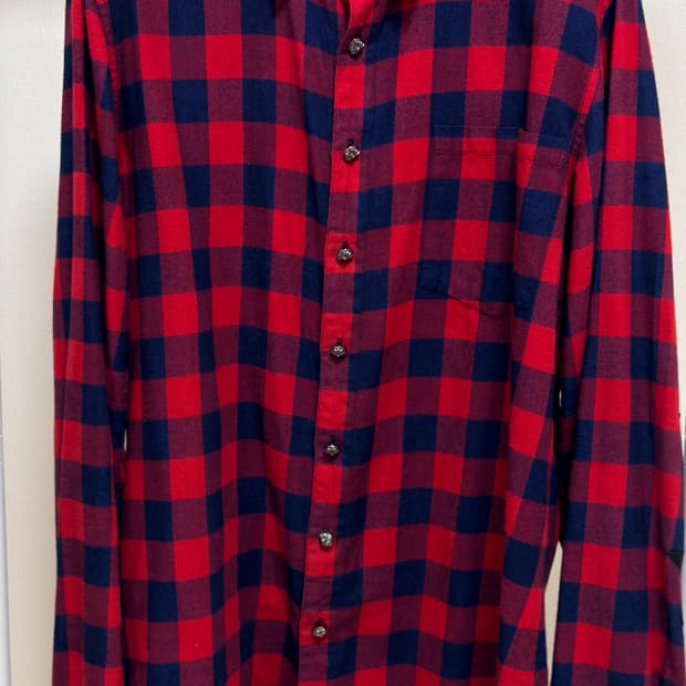 크롬하츠 레더패치 셔츠 XL