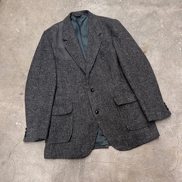 70‘s 펜들턴 웨스턴 홈스펀 울 트위드 블레이져