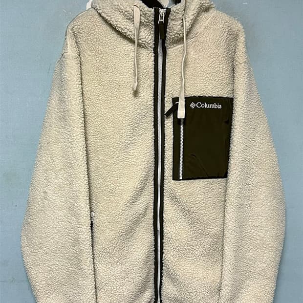 컬럼비아 남자 뽀글이점퍼 후드 XXL 110