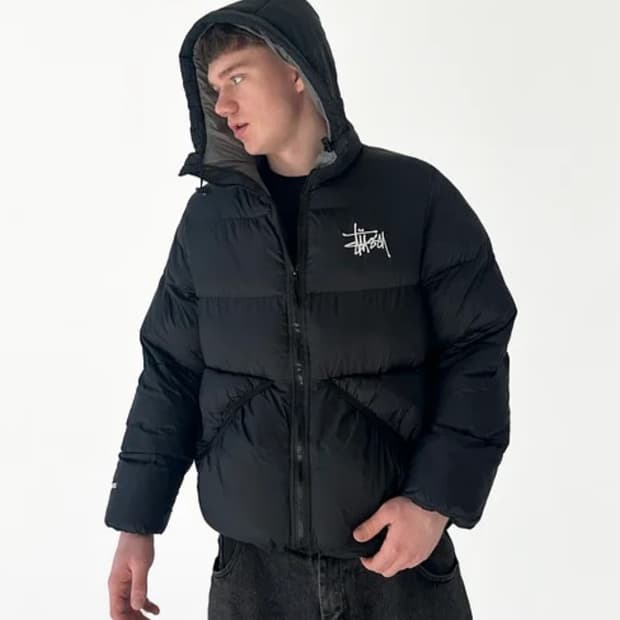 [새상품] 스투시 경량패딩 (블랙)