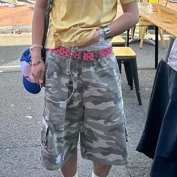 리바이스 카모 쇼츠