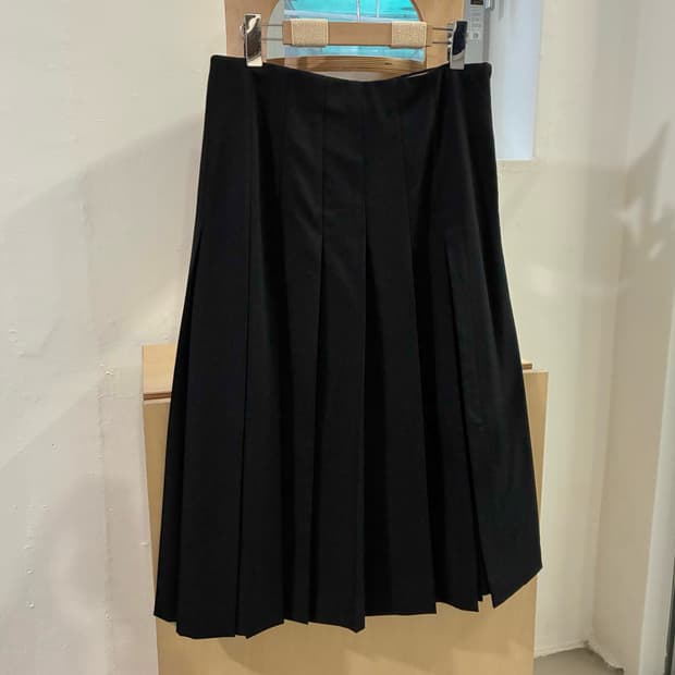 꼼데가르송 robe de chambre 울 스커트