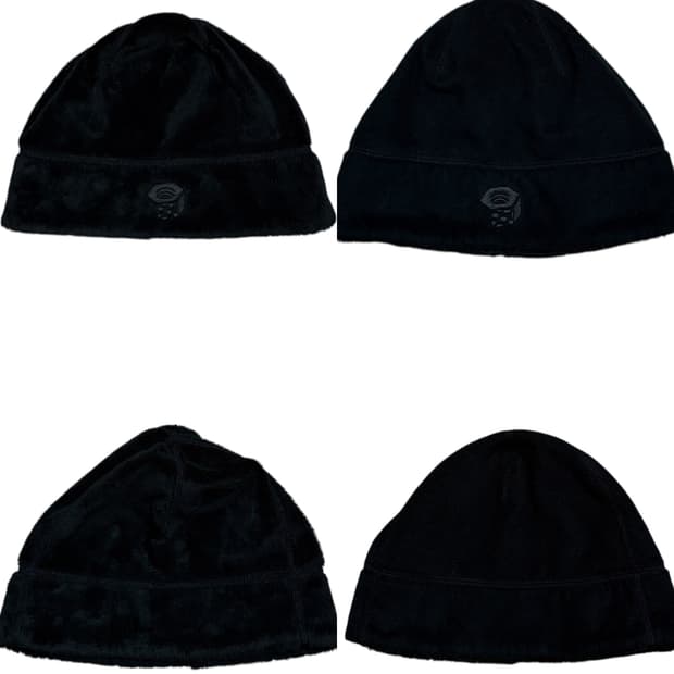 마운틴하드웨어 리버서블 양면 플리스 비니 모자 올검 블랙