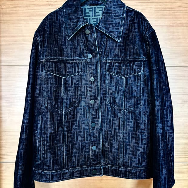 펜디 워싱 벨벳 자켓