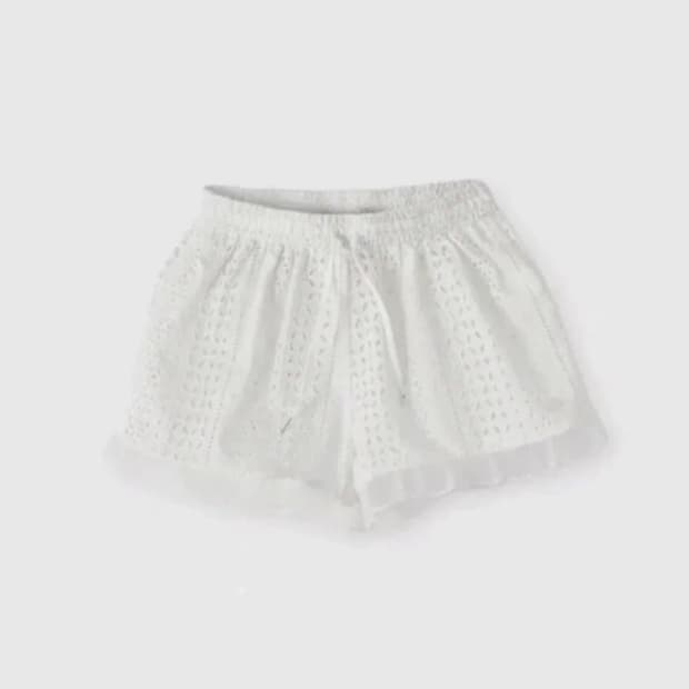 라퍼지 포 우먼 프릴 펀칭 쇼츠