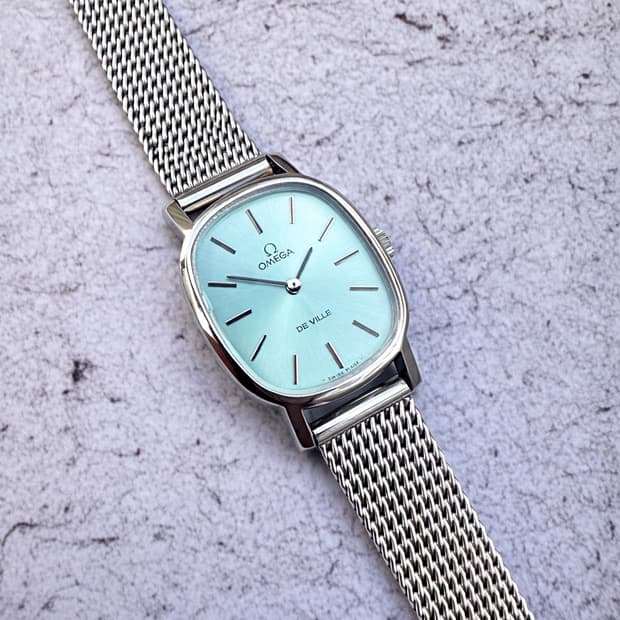 정품 오메가 드빌 엘립스 이청아 시계 신품 민트급