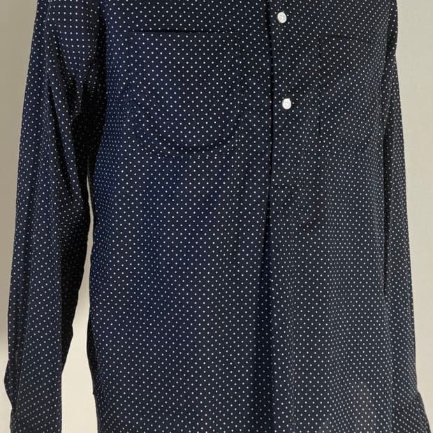 Engineered Garments 네이비 도트 셔츠 M (USA)