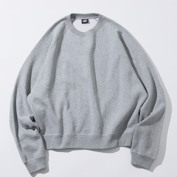 프릭스스토어 숏랭스 12온스 오버사이즈 맨투맨(그레이)