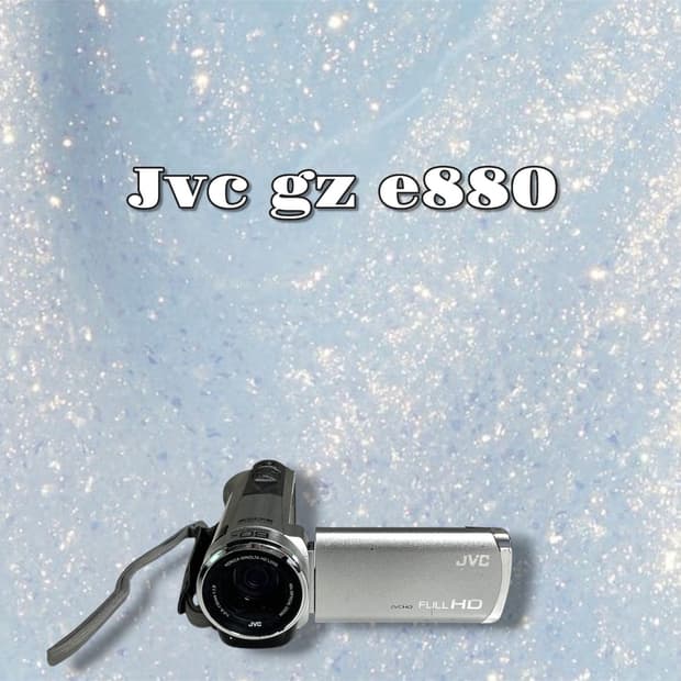 특가/ Jvc gz e880 빈티지 캠코더 실버