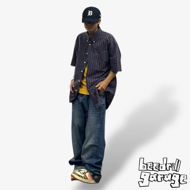 00s 타미힐피거 체크셔츠
