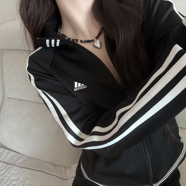 아디다스 흰검 삼선 져지