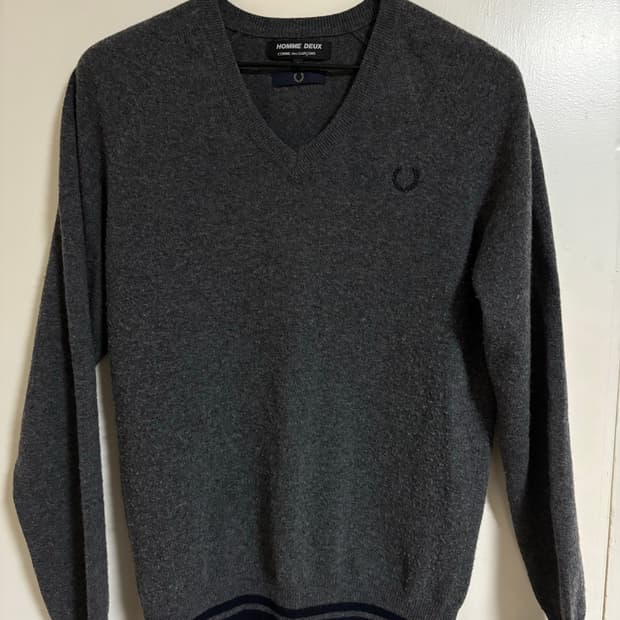 꼼데가르송 듀스 프레드페리 니트