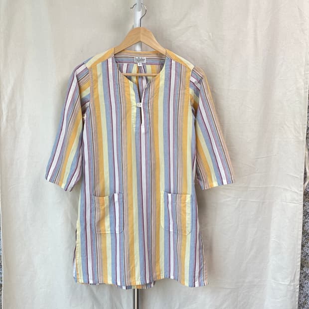 FWK Engineered Garments 스트라이프 코튼 원피스