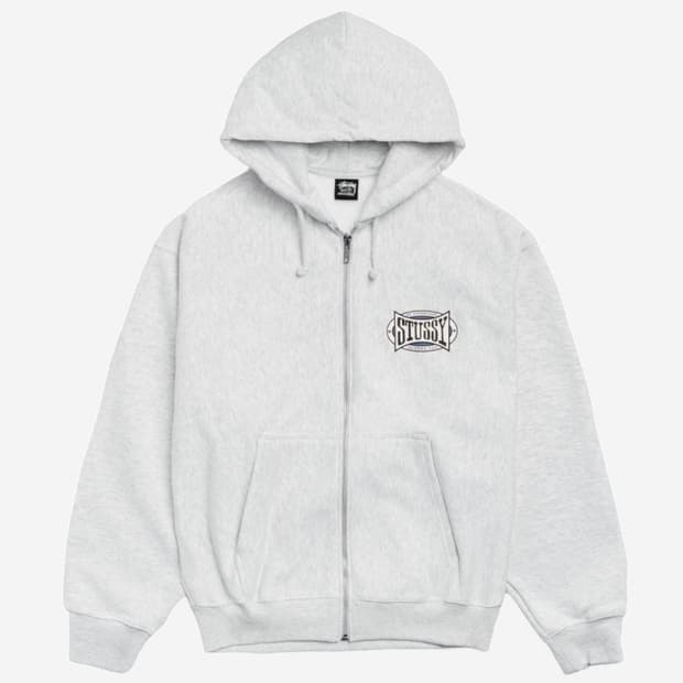 스투시 챔피온 오벌 집 후드집업