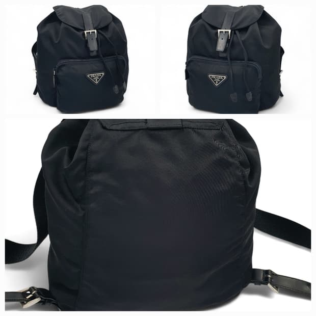프라다 리나일론 원포켓 백팩 B4650F