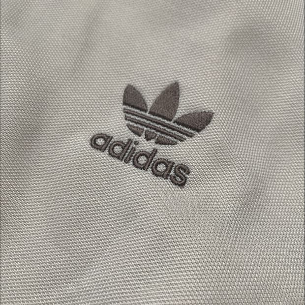 아디다스 베켄바우어 트랙탑 화이트브라운 XS