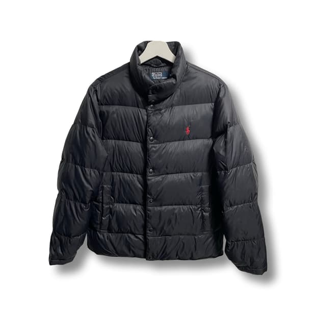 [M] 폴로 랄프로렌 블랙 푸퍼 패딩 자켓