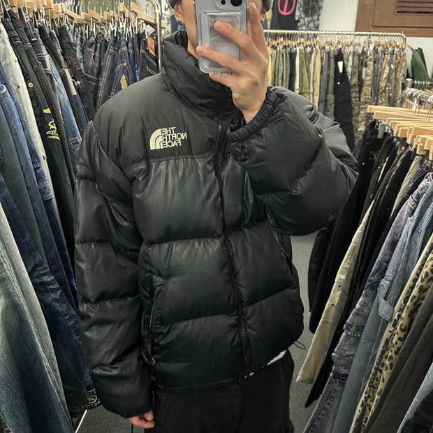 L) 노스페이스 700 눕시 패딩 블랙