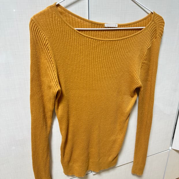 오렌지 슬림 티셔츠