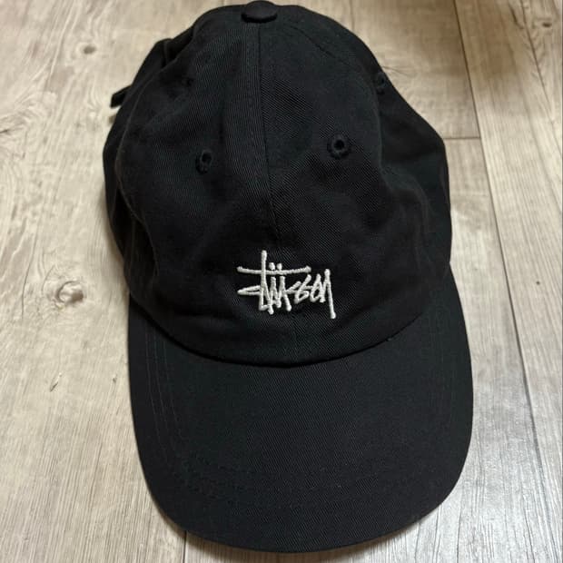 스투시 스탁 로우 프로 캡 블랙