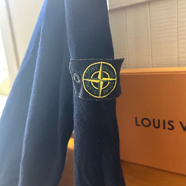 (정품) 스톤아일랜드 네이비 니트 XL