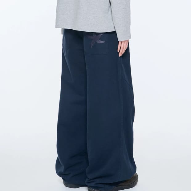 [S] 더콜디스트모먼트 워시드 스타피쉬 치노팬츠 다크네이비 