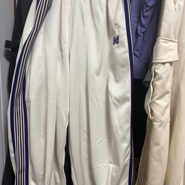 [M]니들스 HD트랙팬츠 폴리 스무스 아이스화이트