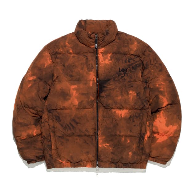 Lee 베이직 다운 점퍼 브라운 L