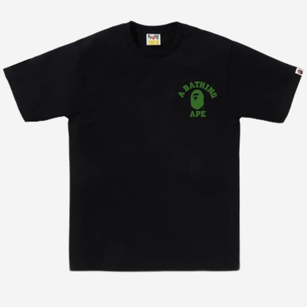 BAPE ABC Camo College ATS 반팔