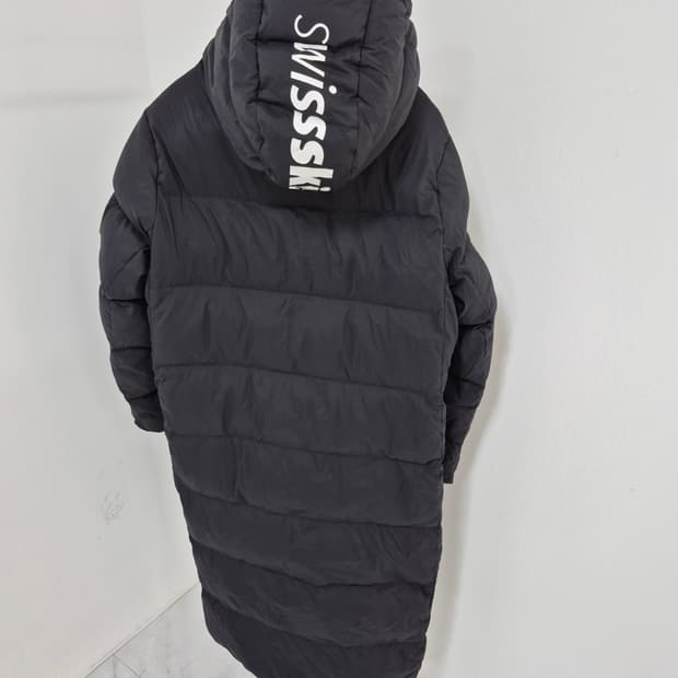 데상트 정품 스위스 아우디 스키패딩 오리털 롱패딩 사이즈90 실사이즈 9