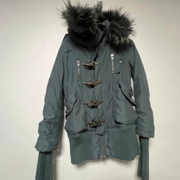 SLY 보노 넥 버클 롱 자켓