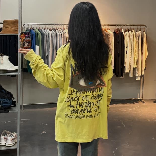 스투시 오큘라 롱 슬리브 A3063